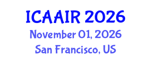 International Conference on Allergy, Asthma, Immunology and Rheumatology (ICAAIR) November 01, 2026 - San Francisco, United States International Conference on Allergy, Asthma, Immunology and Rheumatology (ICAAIR) November 01, 2026 - San Francisco, United States