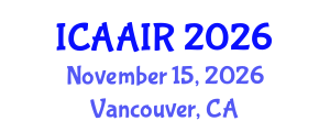 International Conference on Allergy, Asthma, Immunology and Rheumatology (ICAAIR) November 15, 2026 - Vancouver, Canada International Conference on Allergy, Asthma, Immunology and Rheumatology (ICAAIR) November 15, 2026 - Vancouver, Canada