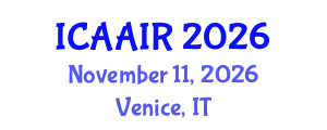International Conference on Allergy, Asthma, Immunology and Rheumatology (ICAAIR) November 11, 2026 - Venice, Italy International Conference on Allergy, Asthma, Immunology and Rheumatology (ICAAIR) November 11, 2026 - Venice, Italy