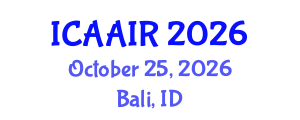 International Conference on Allergy, Asthma, Immunology and Rheumatology (ICAAIR) October 25, 2026 - Bali, Indonesia International Conference on Allergy, Asthma, Immunology and Rheumatology (ICAAIR) October 25, 2026 - Bali, Indonesia