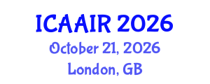 International Conference on Allergy, Asthma, Immunology and Rheumatology (ICAAIR) October 21, 2026 - London, United Kingdom International Conference on Allergy, Asthma, Immunology and Rheumatology (ICAAIR) October 21, 2026 - London, United Kingdom