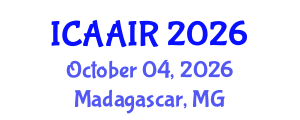 International Conference on Allergy, Asthma, Immunology and Rheumatology (ICAAIR) October 04, 2026 - Madagascar, Madagascar International Conference on Allergy, Asthma, Immunology and Rheumatology (ICAAIR) October 04, 2026 - Madagascar, Madagascar