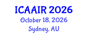 International Conference on Allergy, Asthma, Immunology and Rheumatology (ICAAIR) October 18, 2026 - Sydney, Australia International Conference on Allergy, Asthma, Immunology and Rheumatology (ICAAIR) October 18, 2026 - Sydney, Australia