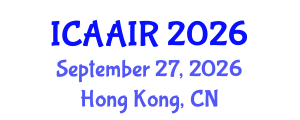 International Conference on Allergy, Asthma, Immunology and Rheumatology (ICAAIR) September 27, 2026 - Hong Kong, China
