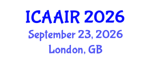 International Conference on Allergy, Asthma, Immunology and Rheumatology (ICAAIR) September 23, 2026 - London, United Kingdom International Conference on Allergy, Asthma, Immunology and Rheumatology (ICAAIR) September 23, 2026 - London, United Kingdom