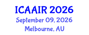 International Conference on Allergy, Asthma, Immunology and Rheumatology (ICAAIR) September 09, 2026 - Melbourne, Australia International Conference on Allergy, Asthma, Immunology and Rheumatology (ICAAIR) September 09, 2026 - Melbourne, Australia