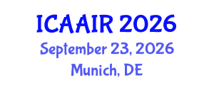 International Conference on Allergy, Asthma, Immunology and Rheumatology (ICAAIR) September 23, 2026 - Munich, Germany International Conference on Allergy, Asthma, Immunology and Rheumatology (ICAAIR) September 23, 2026 - Munich, Germany