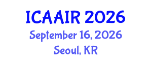 International Conference on Allergy, Asthma, Immunology and Rheumatology (ICAAIR) September 16, 2026 - Seoul, Republic of Korea International Conference on Allergy, Asthma, Immunology and Rheumatology (ICAAIR) September 16, 2026 - Seoul, Republic of Korea