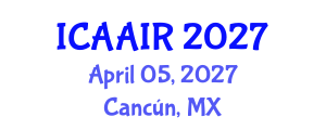 International Conference on Allergy, Asthma, Immunology and Rheumatology (ICAAIR) April 05, 2027 - Cancún, Mexico International Conference on Allergy, Asthma, Immunology and Rheumatology (ICAAIR) April 05, 2027 - Cancún, Mexico