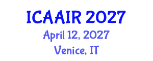International Conference on Allergy, Asthma, Immunology and Rheumatology (ICAAIR) April 12, 2027 - Venice, Italy International Conference on Allergy, Asthma, Immunology and Rheumatology (ICAAIR) April 12, 2027 - Venice, Italy
