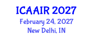 International Conference on Allergy, Asthma, Immunology and Rheumatology (ICAAIR) February 24, 2027 - New Delhi, India International Conference on Allergy, Asthma, Immunology and Rheumatology (ICAAIR) February 24, 2027 - New Delhi, India