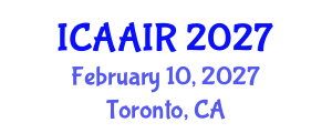 International Conference on Allergy, Asthma, Immunology and Rheumatology (ICAAIR) February 10, 2027 - Toronto, Canada International Conference on Allergy, Asthma, Immunology and Rheumatology (ICAAIR) February 10, 2027 - Toronto, Canada