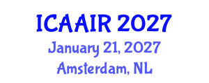 International Conference on Allergy, Asthma, Immunology and Rheumatology (ICAAIR) January 21, 2027 - Amsterdam, Netherlands International Conference on Allergy, Asthma, Immunology and Rheumatology (ICAAIR) January 21, 2027 - Amsterdam, Netherlands