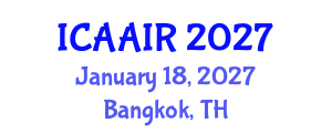 International Conference on Allergy, Asthma, Immunology and Rheumatology (ICAAIR) January 18, 2027 - Bangkok, Thailand International Conference on Allergy, Asthma, Immunology and Rheumatology (ICAAIR) January 18, 2027 - Bangkok, Thailand