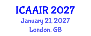International Conference on Allergy, Asthma, Immunology and Rheumatology (ICAAIR) January 21, 2027 - London, United Kingdom International Conference on Allergy, Asthma, Immunology and Rheumatology (ICAAIR) January 21, 2027 - London, United Kingdom