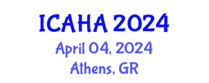 International Conference on Alternative Healthcare and Acupuncture (ICAHA) April 04, 2024 - Athens, Greece