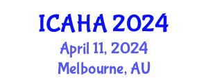 International Conference on Alternative Healthcare and Acupuncture (ICAHA) April 11, 2024 - Melbourne, Australia
