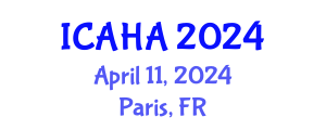 International Conference on Alternative Healthcare and Acupuncture (ICAHA) April 11, 2024 - Paris, France