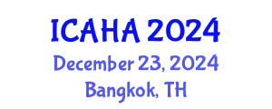 International Conference on Alternative Healthcare and Acupuncture (ICAHA) December 23, 2024 - Bangkok, Thailand