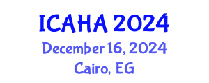 International Conference on Alternative Healthcare and Acupuncture (ICAHA) December 16, 2024 - Cairo, Egypt