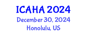 International Conference on Alternative Healthcare and Acupuncture (ICAHA) December 30, 2024 - Honolulu, United States