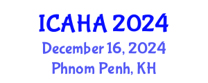 International Conference on Alternative Healthcare and Acupuncture (ICAHA) December 16, 2024 - Phnom Penh, Cambodia