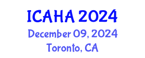 International Conference on Alternative Healthcare and Acupuncture (ICAHA) December 09, 2024 - Toronto, Canada