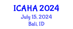 International Conference on Alternative Healthcare and Acupuncture (ICAHA) July 15, 2024 - Bali, Indonesia