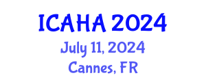 International Conference on Alternative Healthcare and Acupuncture (ICAHA) July 11, 2024 - Cannes, France