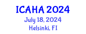 International Conference on Alternative Healthcare and Acupuncture (ICAHA) July 18, 2024 - Helsinki, Finland