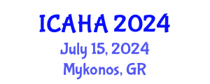 International Conference on Alternative Healthcare and Acupuncture (ICAHA) July 15, 2024 - Mykonos, Greece