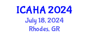 International Conference on Alternative Healthcare and Acupuncture (ICAHA) July 18, 2024 - Rhodes, Greece