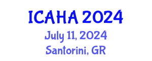 International Conference on Alternative Healthcare and Acupuncture (ICAHA) July 11, 2024 - Santorini, Greece