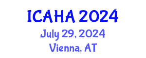 International Conference on Alternative Healthcare and Acupuncture (ICAHA) July 29, 2024 - Vienna, Austria