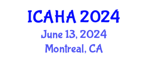International Conference on Alternative Healthcare and Acupuncture (ICAHA) June 13, 2024 - Montreal, Canada