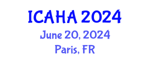 International Conference on Alternative Healthcare and Acupuncture (ICAHA) June 20, 2024 - Paris, France