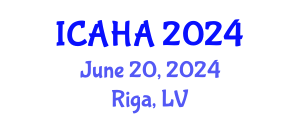 International Conference on Alternative Healthcare and Acupuncture (ICAHA) June 20, 2024 - Riga, Latvia