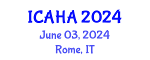 International Conference on Alternative Healthcare and Acupuncture (ICAHA) June 03, 2024 - Rome, Italy