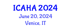 International Conference on Alternative Healthcare and Acupuncture (ICAHA) June 20, 2024 - Venice, Italy