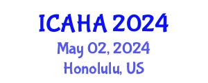 International Conference on Alternative Healthcare and Acupuncture (ICAHA) May 02, 2024 - Honolulu, United States