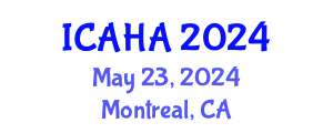 International Conference on Alternative Healthcare and Acupuncture (ICAHA) May 23, 2024 - Montreal, Canada