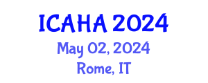 International Conference on Alternative Healthcare and Acupuncture (ICAHA) May 02, 2024 - Rome, Italy