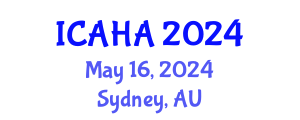 International Conference on Alternative Healthcare and Acupuncture (ICAHA) May 16, 2024 - Sydney, Australia