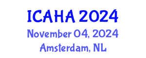 International Conference on Alternative Healthcare and Acupuncture (ICAHA) November 04, 2024 - Amsterdam, Netherlands