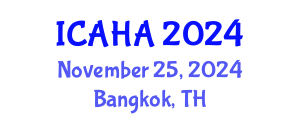 International Conference on Alternative Healthcare and Acupuncture (ICAHA) November 25, 2024 - Bangkok, Thailand