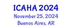 International Conference on Alternative Healthcare and Acupuncture (ICAHA) November 25, 2024 - Buenos Aires, Argentina