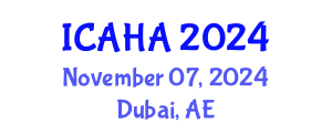 International Conference on Alternative Healthcare and Acupuncture (ICAHA) November 07, 2024 - Dubai, United Arab Emirates