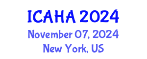 International Conference on Alternative Healthcare and Acupuncture (ICAHA) November 07, 2024 - New York, United States