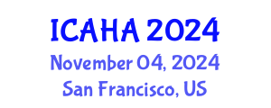 International Conference on Alternative Healthcare and Acupuncture (ICAHA) November 04, 2024 - San Francisco, United States