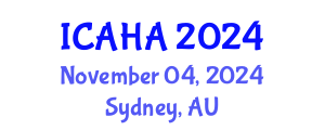 International Conference on Alternative Healthcare and Acupuncture (ICAHA) November 04, 2024 - Sydney, Australia